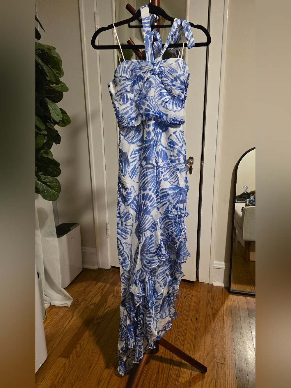 Amanda Uprichard Marabou Dress